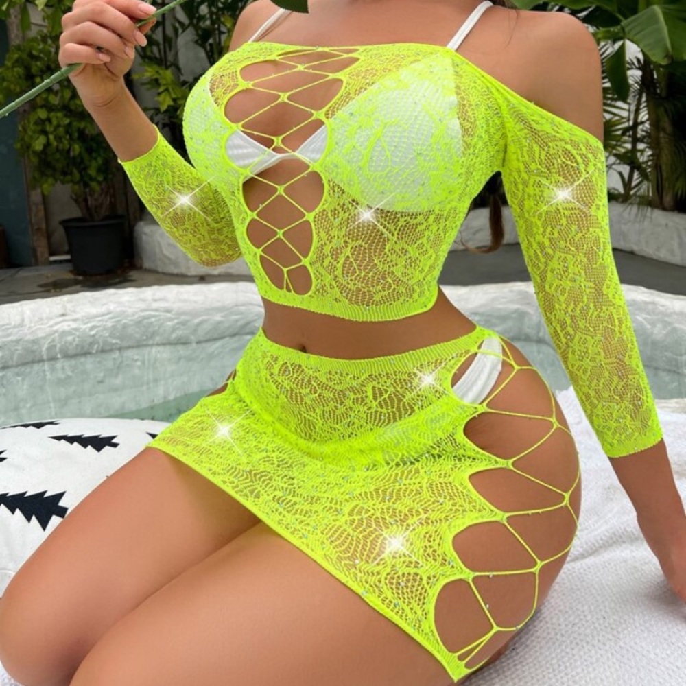 Exotic Dancer Two Piece Set